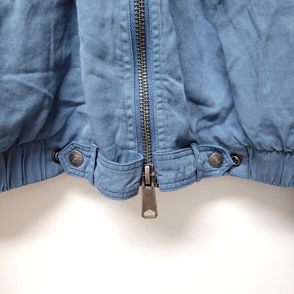 Free People WeThe Free Knock Out Siren Bomber Jacket Size XL - Picture 9 of 12